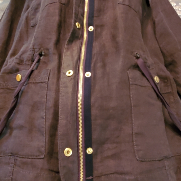 Brown Linen Jacket - Picture 5 of 8